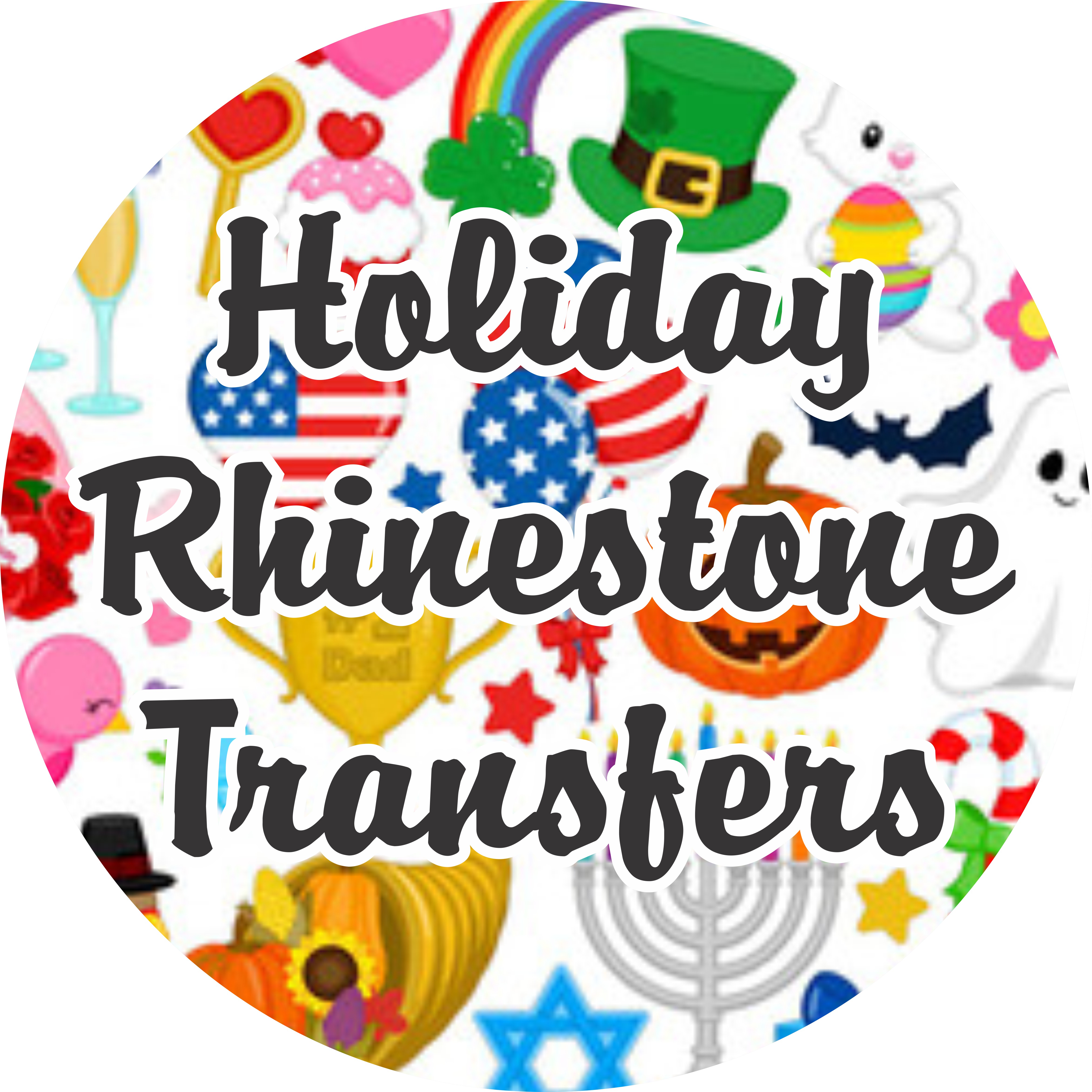 Holiday Rhinestone Transfers